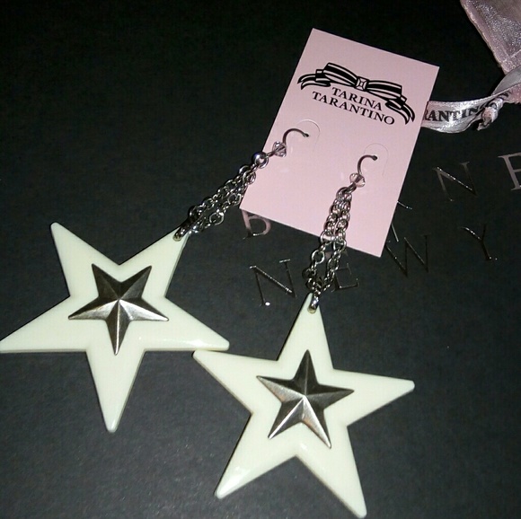 Tarina Tarantino Jewelry - Hey sailor TT lucite STAR earrings